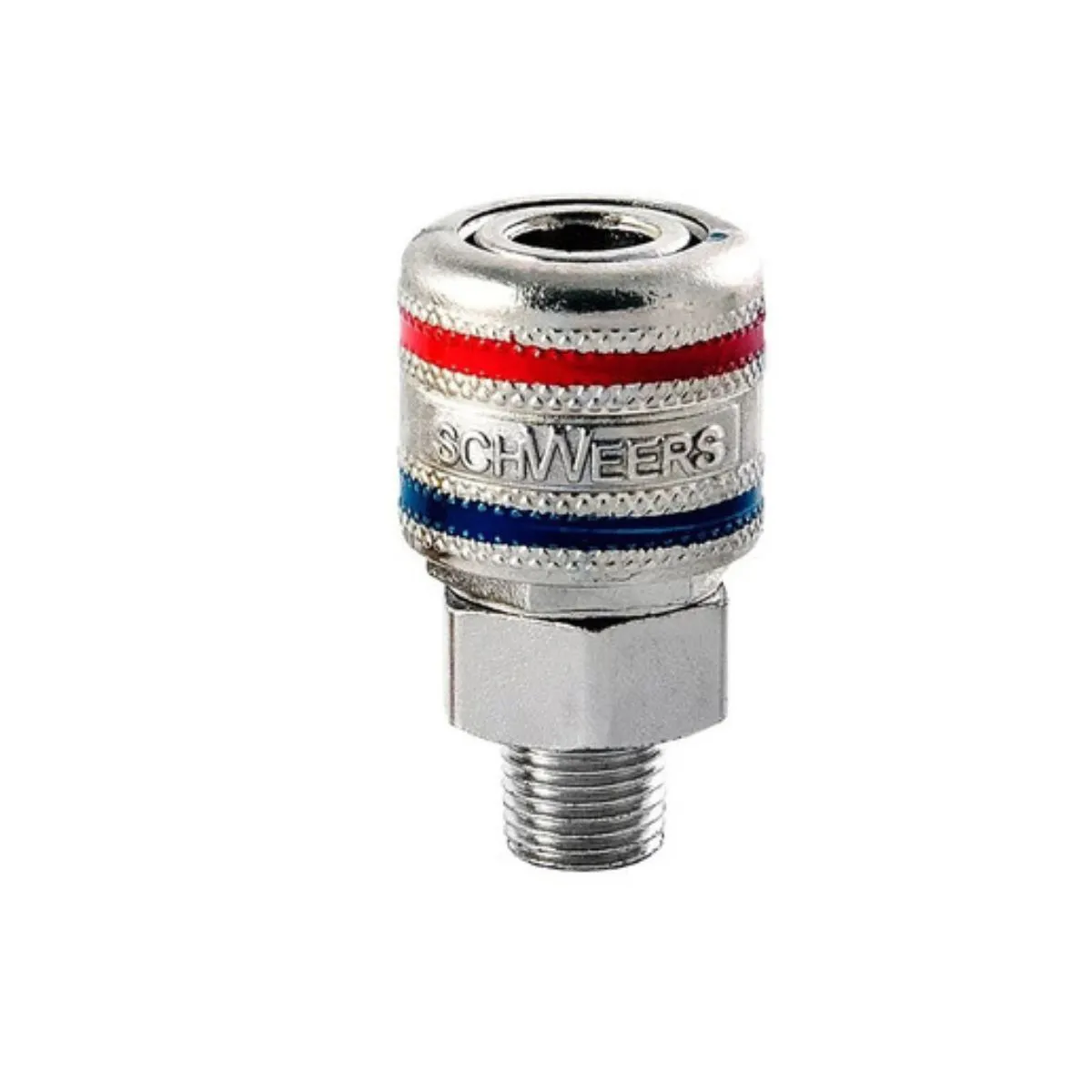 Kit Engate Rápido Macho com Adaptador Macho e Adaptador Fêmea 1/4 Pol. BSP em Aço - Imagem 4